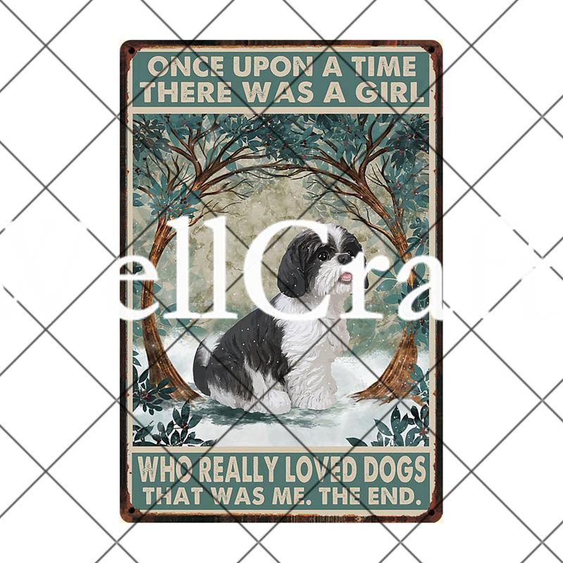 [ Wellcraft ] Pet Shih Tzu Dog You Are My Sunshine Beer Bath Shop Art Metal Tin Sign Wall Poster Iron Painting Pub D-14 20*30 CM