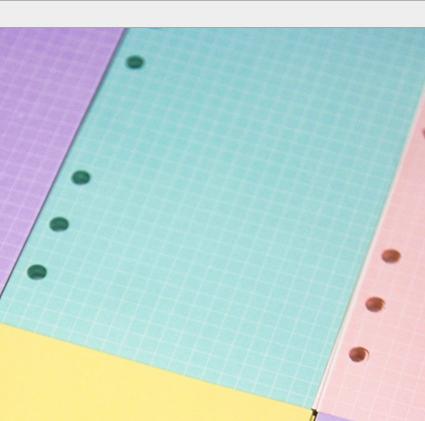 2026Neues A5 A6 Farbiges Rosa Lila Notizbuchpapier Nachfüllung Spiralbindung Index Innenseite Tages Monats Wochen Agenda