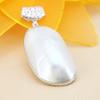28x50mm White Natural Abalone Seashells Sea Shells Pendants DIY Freshwater Pearl Women Girls Gifts Jewelry Making Design Crafts