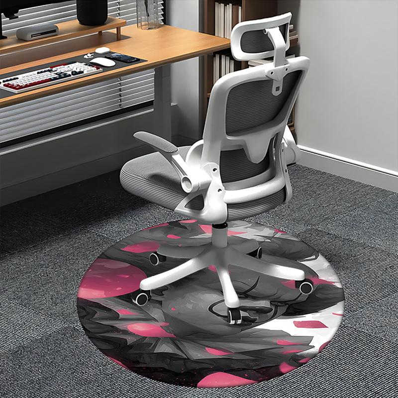 Clown Chair Mat - Round Carpet for Home Decor, Office Use, Living Room, Bedroom, Gift Idea0236b
