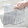 20/1pcs Magic Cleaning Cloth Thickened Double -sided Metal Steel Wire Rags Kitchen Dish Pot Washdishing Cloths Towel Clean Tools