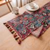 Cotton Table Cover with Tassel Tablecloth INS Table Runner  Table Decor