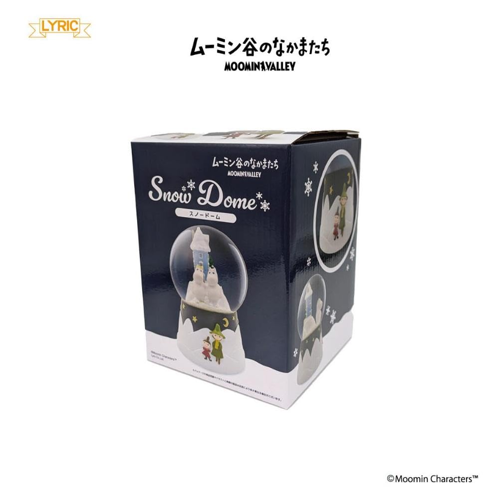 Lyric Snow Globe Moomin H14 X W10 X D10cm Size Approx.