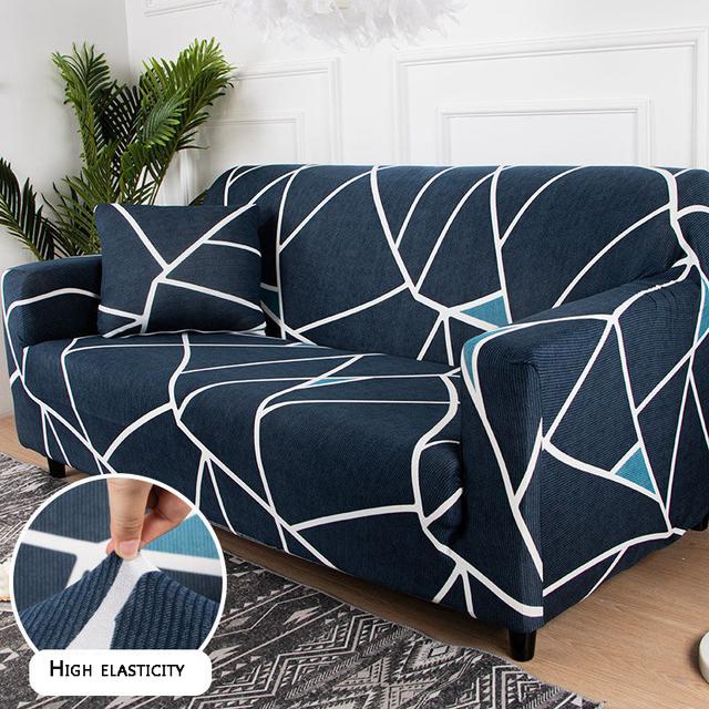 

Увеличенный чехол для дивана с принтом, эластичный чехол для дивана, толстый чехол для дивана для гостиной, чехол для стула, диван-полотенце, украшение для дома 1/2/3/4/5 сиденье S 1seater 90-140cm
