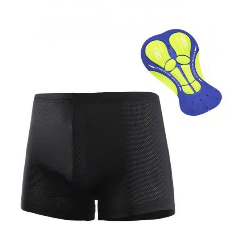 Mens Cycling Shorts With Gel Pad Breathable Padded Underwear Road Mountain Bike Riding Sports