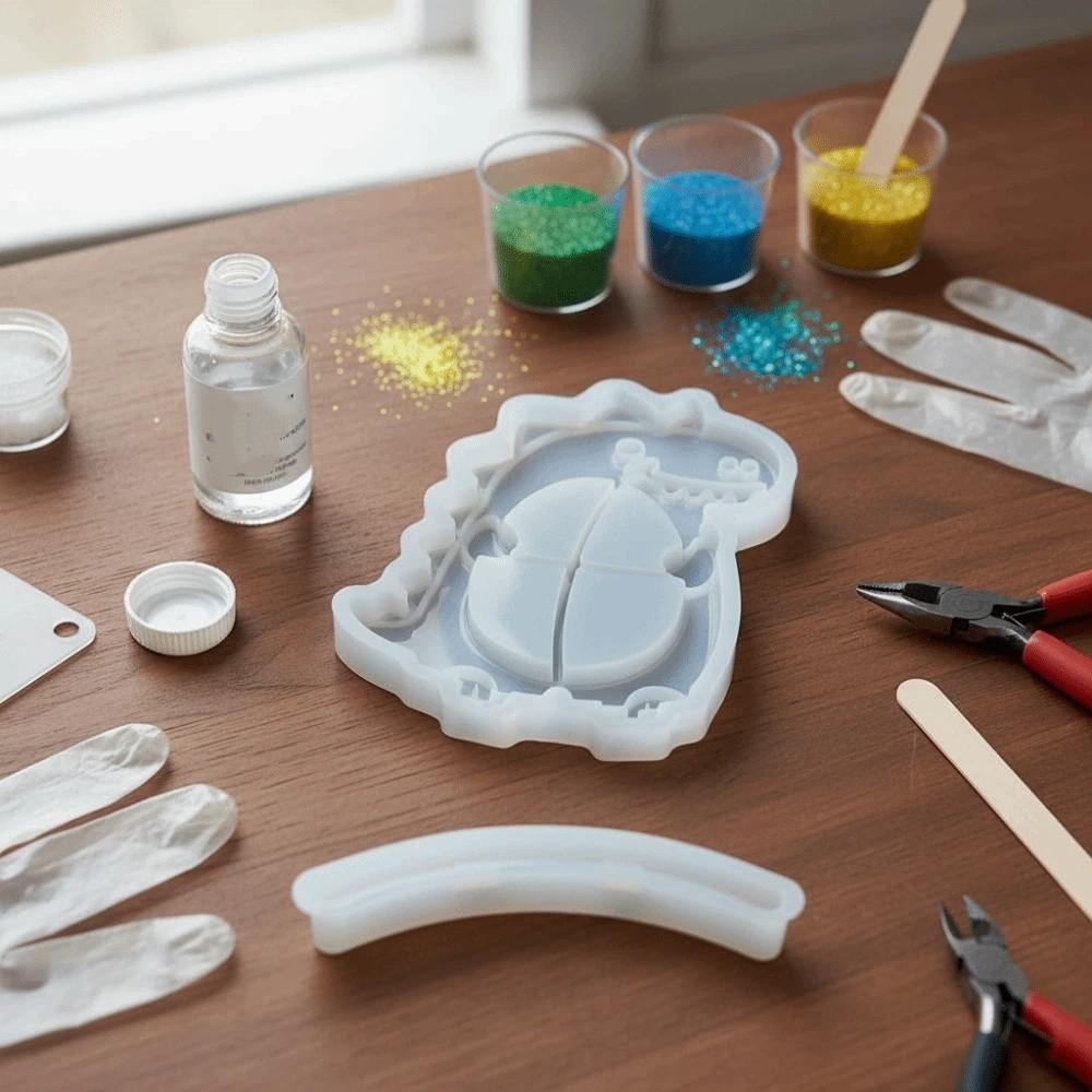 Flexible Seesaw Animal Photo Frame Mold Animal Theme Plaster Picture Frame Mold  Handmade Project