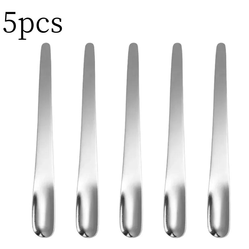 

Чайная ложка из нержавеющей стали плоская ложка эспрессо десертная ложка маленькая кофейная ложка миксер барная ложка для размешивания кухонная утварь