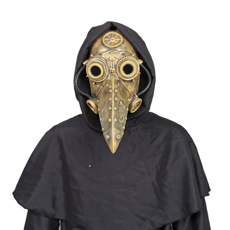 2020New European and American punk-style plague doctor bird beak mask for Halloween costume parties