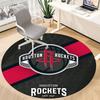 1pc Rockets Houston Office Round Area Rug, Indoor Mat Suitable For Office, Bedroom Living Room Home Decor, Room Deco,  Offic A0926209