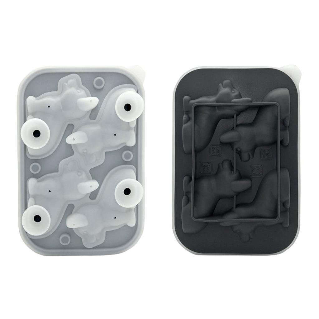 Cute Ice Cube Tray Silicone Mold Silicone Ice Cube Trays Dog Shaped Ice Cube Molds for Drinks Cocktails Juice Beverage