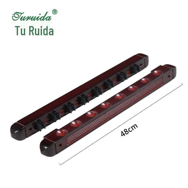Tureeda 8-Hole Wall-Mounted Billiard Cue Rack
