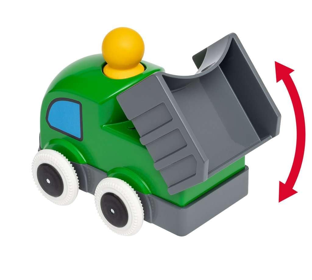 BRIO Wooden Rail Educational Toy Push Go Track Green 30286 Birthday Christmas Gift Indoor Play Boys Girls & (Ages 1+)