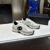 Scarpe donna nuove platform rialzate in pelle scarpe bianche in pelle e mesh scarpe sportive versatili donna