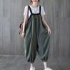 Casual Overalls Women's Summer Clothes Large Size Loose Covering Meat Was Thin Harlan One-piece Pants
