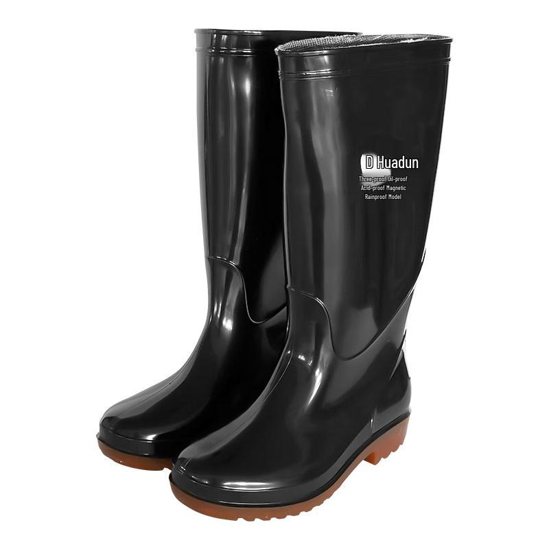 Huadun High-Top Waterproof Rain Boots 39