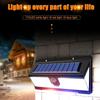 190led Solar Led Light Outdoor Garden Decoration Wall Lamp With 4 Mode IP65 Waterproof Solar Motion Sensor Light For Yard Door