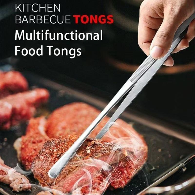 1 ud. Pinzas de Cocina de Acero Inoxidable de 12 Pulgadas Pinzas Extra Largas para Cocinar para Barbacoa Herramientas de Barman Pinzas para Alimentos CFQJ007