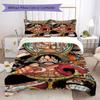 Starring the classic Japanese cartoon ONE PIECE Monkey D. Luffy provides comfortable bedding covers and pillowcases for home use (without core) K18