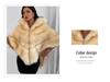 2023 Luxury Faux Fur Shawl Coat for Women – TikTok Bestseller