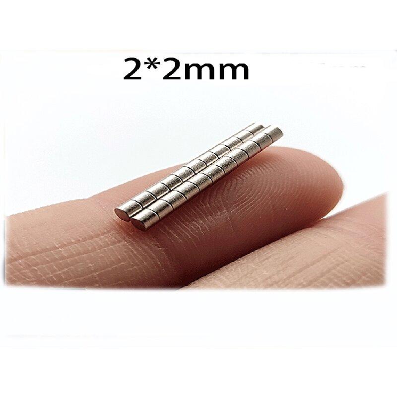 

100pcs 2mm x 2mm Tiny Magnets - Mini Round Disc Magnets for Crafts, Models & DIY Projects