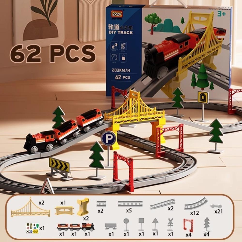 Assembling Design Electric Train Electric Powered Educational Model Set Children's Toys
