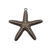 Starfish Charms Multi Color Metal Pendants For Beach Themed DIY Jewelry Accessories