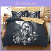Luxurious 3d The Nightmare Before Christmas Jack Comforter Duvet Cover Bedding Set