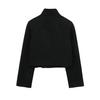 Autumn Women's Street Fashion Double-Breasted Short Woolen Coat