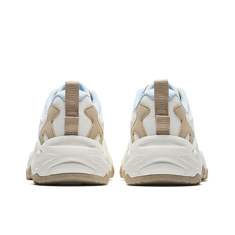 Anta Star Sea 2.0 Fashion Versatile Shock Absorbing Non-Slip Breathable Low-Top Dad Shoes Women Sneakers Ivory-White Light-Pink Blue 922538839-2