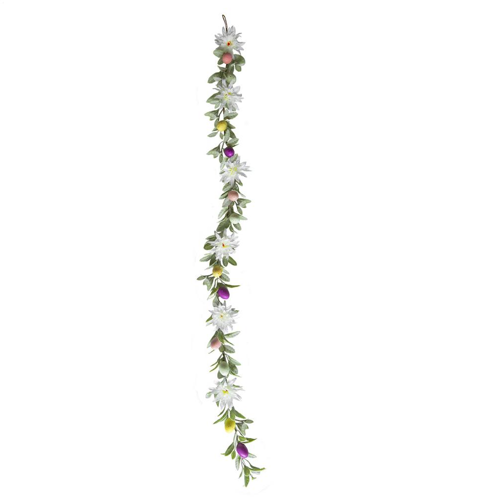 

Easter Garland 5.9 Ft Easter Egg Decor Holiday Garland For Spring Party Garden Wedding Home Mantel Staircase Fireplace