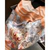 Women S Korean Style Printed Classic Square Scarf For Sun Protection