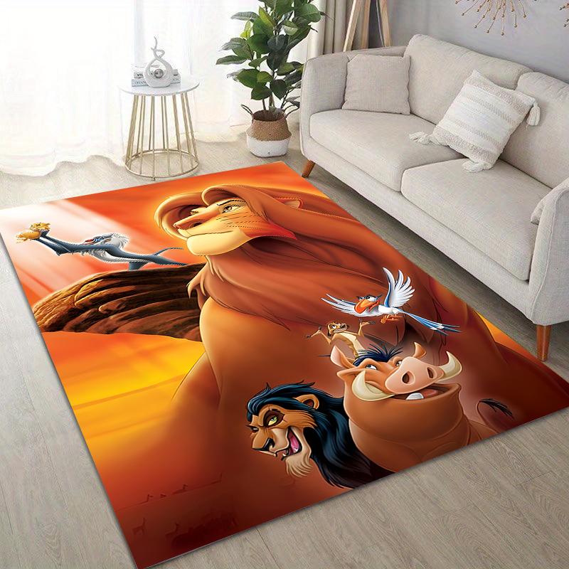 

1PC Disney Lion King Printing Carpet for Living Room Bedroom Kid s Room Home Decor Area Rug Non-slip Mat Play Mats Luxury Gift 40x60cm (16x24in)