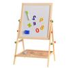 Multifunctional 2In1 Drawing Board Wooden Hanging Blackboard Double Side Blackboard  For Kids