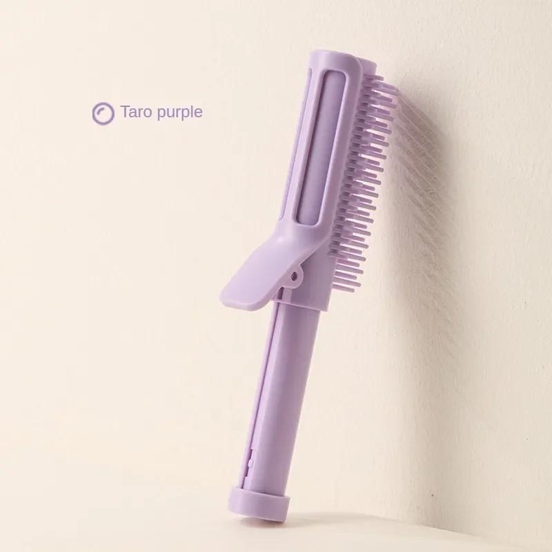 

BEPAN Hair Root Clips Retractable Hair Volumizing Styling Tool 2-in-1 Curling Comb Hair Roller Brush Hairdressing Comb Styling Tools фиолетовый