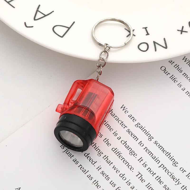 Bunte Mini-Taschenlampen-Schlüsselanhänger - Kleine LED-Taschenlampen für Kinderparty-Mitgebsel & Rucksack-Zubehör