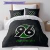Hannover 96 Pattern Bedding,Quilt Set Quilt Cover Pillowcase Home Birthday Gift(1 * duvet cover + 2 * pillowcase, without core)