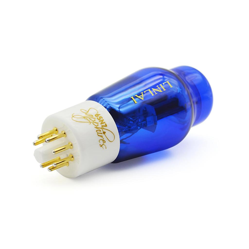 LINLAI 6SN7 Sapphire 1 Pair Free Matching Vacuum Tube for HiFi Audio Amplifier (6SN7-Sapphire)