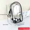 1PC Rubberized Doll Protection Cover, Transparent Pvc Dust-Proof Display Bag, Outdoor Storage Box For Labubu
