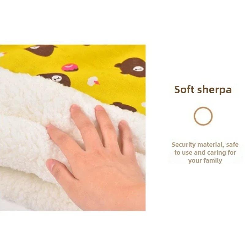 Self-warming Cat Bed, Soft Plush Cat Winter Sleeping Bag, Cat Sleeping Bag for Indoor Cats, Cute Pet Puppy Pet Litter Bed