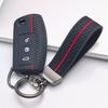 Silicone Key Cover Keychain for Ford 3 Button Flip Key Anti-Scratch Protective, Fits Ford Focus Mondeo Fiesta C-Max Galaxy Kuga Anti-Scratch Against