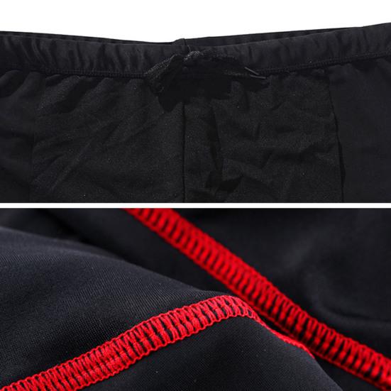 2 Pcs/Set Swimming Trunks Quick Dry Breathable Elastic Great Stitching Swimming Cap for Swimming Pool