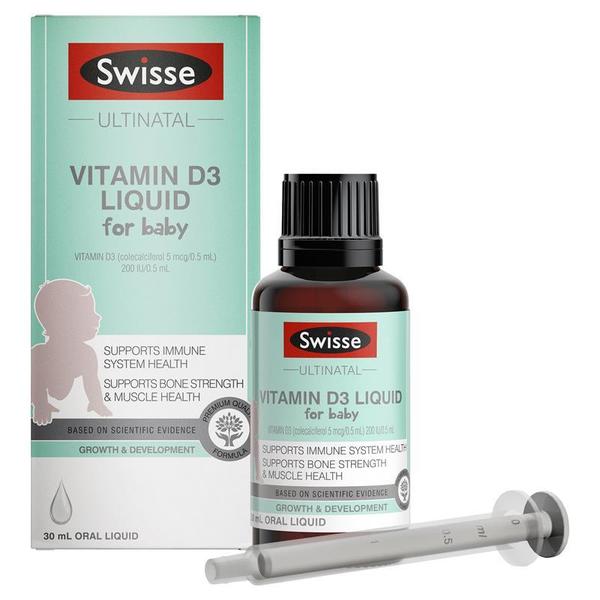 

Swisse Ultinatal Vitamin D3 Liquid For Baby 30ml