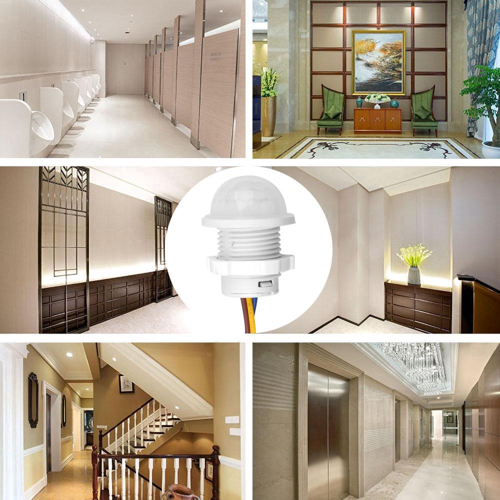 Body Induction PIR Detector Sensor Infrared Motion 110V LED Switch 220V Light Switch