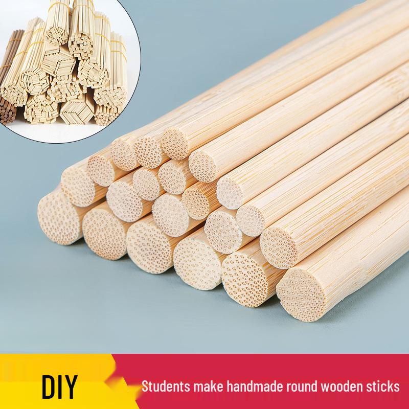 Bamboo and Wooden Craft Sticks: DIY Model Strips and Slices