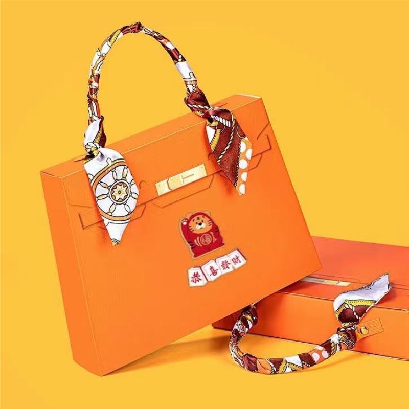 Silk Scarves Versatile Tied Bags, Long Strips, Small Silk Scarves, Bows, Headbands, Streamers, Gift Boxes, Gift Straps.