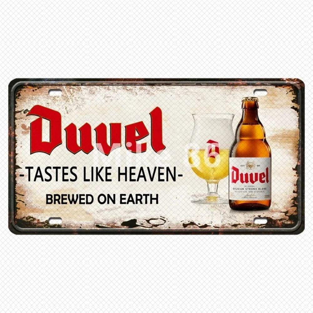 Ölplåtskylt Vintage Väggdekor 15x30cm