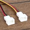 New 5Pcs Fan Connector Cable 12V 3 Pin Female to 2/3 Pin Male PC Fan Power Splitter Extension Cable High Quality Wholesale