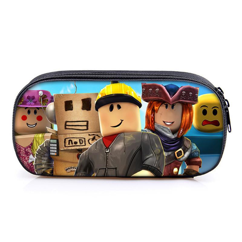 Colorful Roblox Pencil Case For Kids And Students With Multiple Compartments