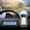 Car TPMS LCD Digital Display Auto Tire Pressure Monitoring Tyre Temperature Alarm Warning System with 4 External Sensors