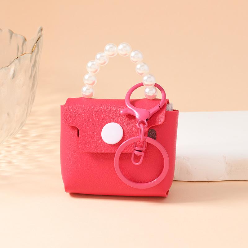 Cute Mini Keychain Handbag Shape Coin Purse Key Holder Pendant Jewelry Accessories Bag Decor